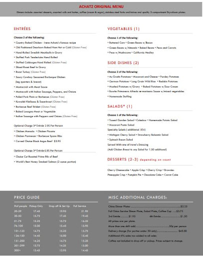 Caterer «Achatz Catering», reviews and photos, 8111 St Clair Hwy, Casco, MI 48064, USA