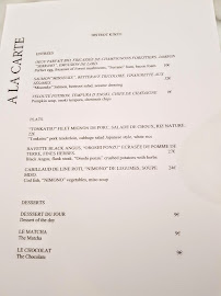 Restaurant de cuisine fusion BISTROT KINZO à Paris - menu / carte