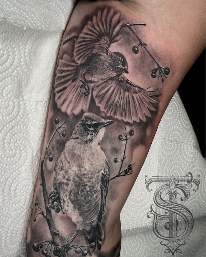 Explore thor tattoo ideas, creative tattoo ideas in Lakeview, available at Backwoods Tattoo Studio