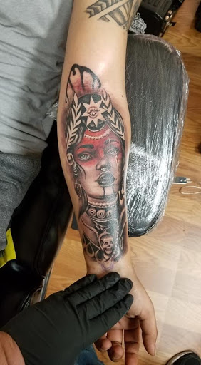 Explore 90's tattoo ideas, creative tattoo ideas in Roanoke, available at Saint Cecilias Art Studio