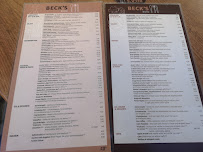 Beck's Bistro - Bremen à Bremen carte
