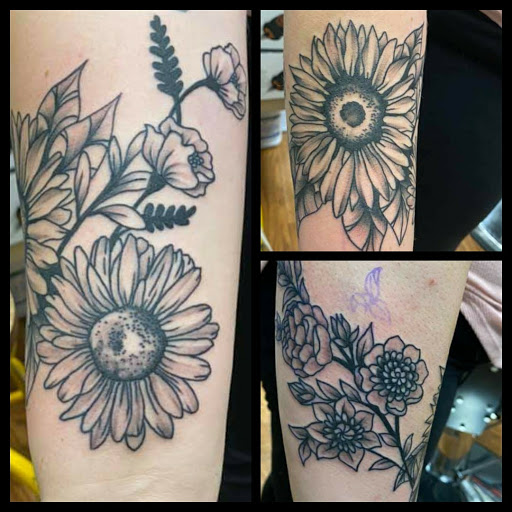 Explore small goth tattoo ideas, creative tattoo ideas in Shelbyville, available at Stage Left Tattoo and Piercing