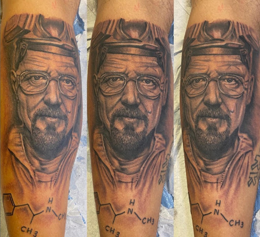 Explore mexican tattoo sleeve ideas, creative tattoo ideas in Bethlehem, available at Studio 33 Piercings by Angi