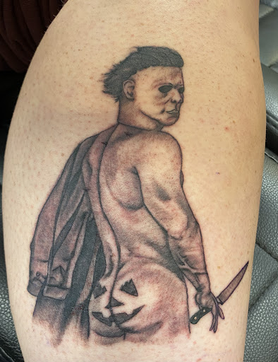 Explore clock tattoo ideas for females, creative tattoo ideas in Greenfield, available at Black Cat Tattoo, LLC