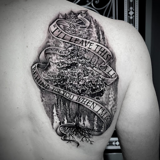 Explore grandkid tattoos ideas, creative tattoo ideas in Ottawa, available at Audacious Ink Tattoo Studio
