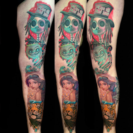Explore parents name tattoo ideas, creative tattoo ideas in Wheeling, available at SPFX Tattoo