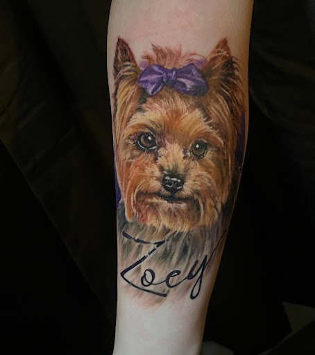 Explore throuple tattoo ideas, creative tattoo ideas in Cranston, available at Powerline Tattoo