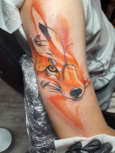 Explore chest cover up tattoo ideas, creative tattoo ideas in Meadville, available at Lucky Lucys Tattoo and Art Studio