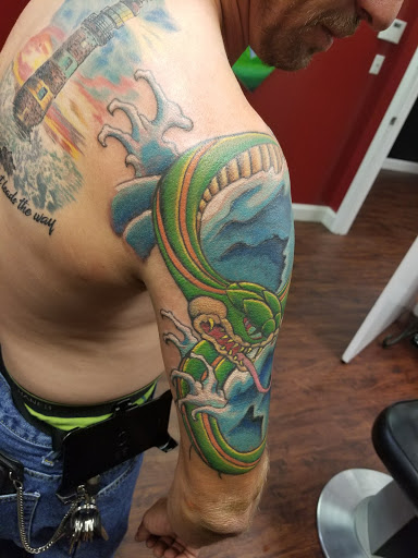 Explore butterfly cover up tattoo ideas, creative tattoo ideas in Powell, available at Against All Odds Tattoos and Piercings