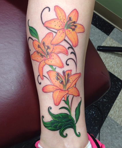 Explore leg sleeve tattoo ideas for men, creative tattoo ideas in Wilton, available at Where Eagles Dare Custom Tattoo
