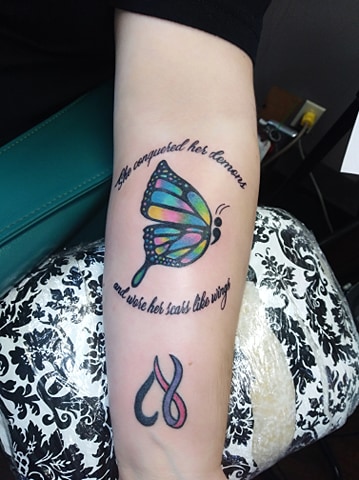 Explore skyrim tattoo ideas, creative tattoo ideas in Butler, available at Electric City Ink