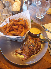 Steak du Restaurant français Le poussin rouge à Rezé - n°7