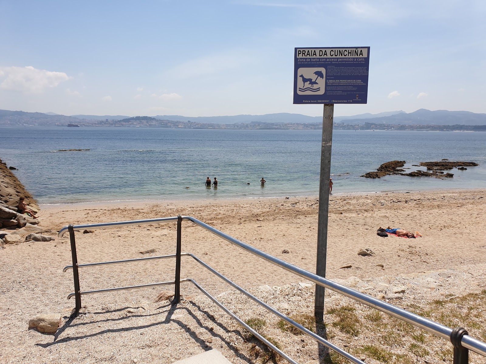 Praia da Cunchina'in fotoğrafı kısmen temiz temizlik seviyesi ile