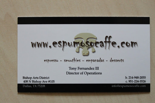 Cafe «Espumoso Caffe», reviews and photos, 408 N Bishop Ave #105, Dallas, TX 75208, USA
