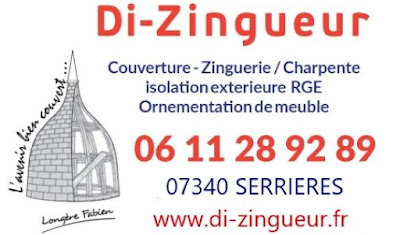 Di-Zingueur - Charpentier, couvreur zingueur en Auvergne-Rhône-Alpes à Serrières