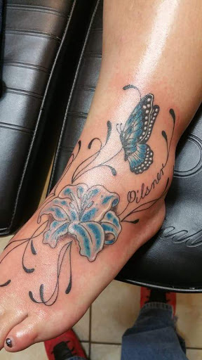 Find small palm tree tattoo ideas for your next unique tattoo in Brunswick at Street Life Tattoos