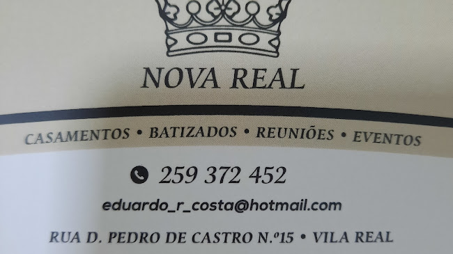 Avaliações doNova Real em Vila Real - Restaurante