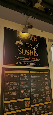 Ramen Tes Sushis à Cagnes-sur-Mer carte