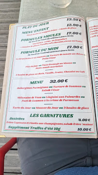 Menu / carte de La Spiaggia - Restaurant La Ciotat à La Ciotat