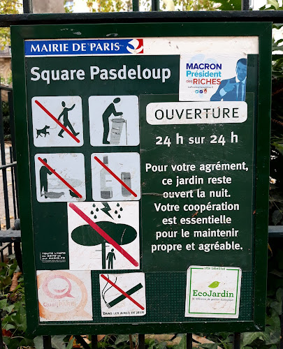 attractions Square de la Place Pasdeloup Paris