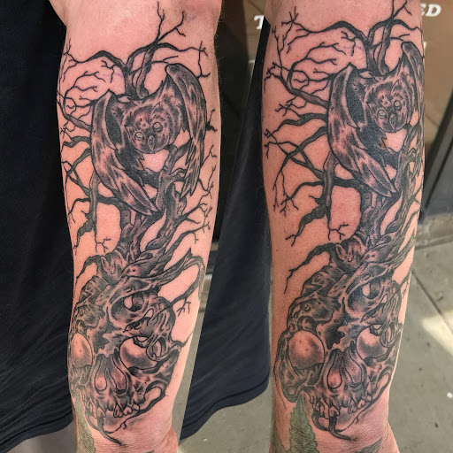 Explore wrist tattoo cover up ideas, creative tattoo ideas in Aurora, available at Ronin Tattoo Studio INC