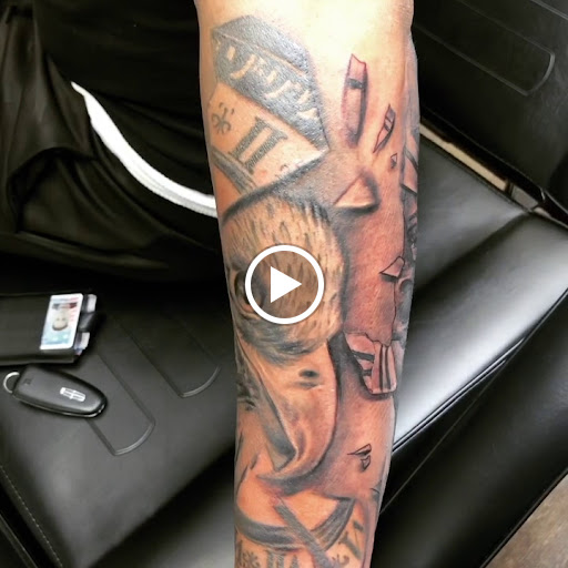 Explore military tattoo ideas, creative tattoo ideas in Bronx, available at Zeus Tattoos