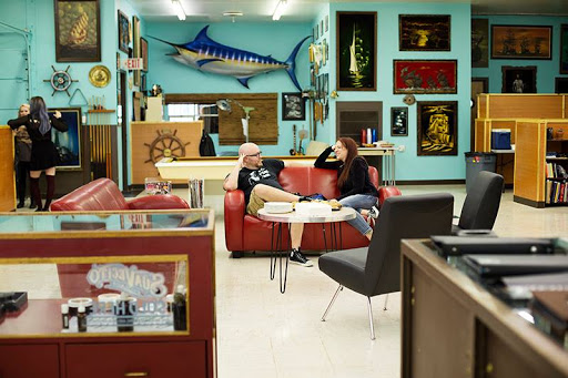 Explore ghost tattoo ideas, creative tattoo ideas in Everett, available at Sunken Ship Tattoos