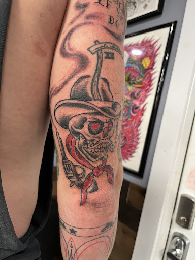 Explore forearm half sleeve tattoo ideas, creative tattoo ideas in Georgetown, available at One Love Tattoos