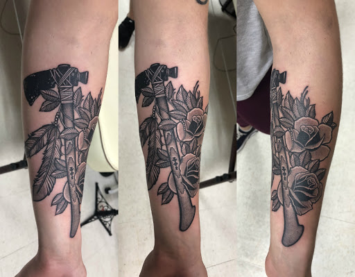 Find angel tattoo ideas for females for your next unique tattoo in San Diego at Wylde Sydes Tattoo & Body Piercing