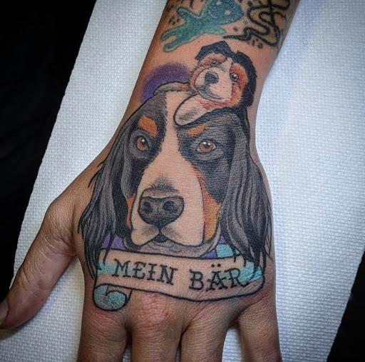 Explore astronomy tattoo ideas, creative tattoo ideas in Savannah, available at Tramp Art Studios