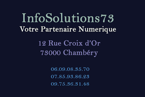 Magasin d'informatique InfoSolutions73 Chambéry