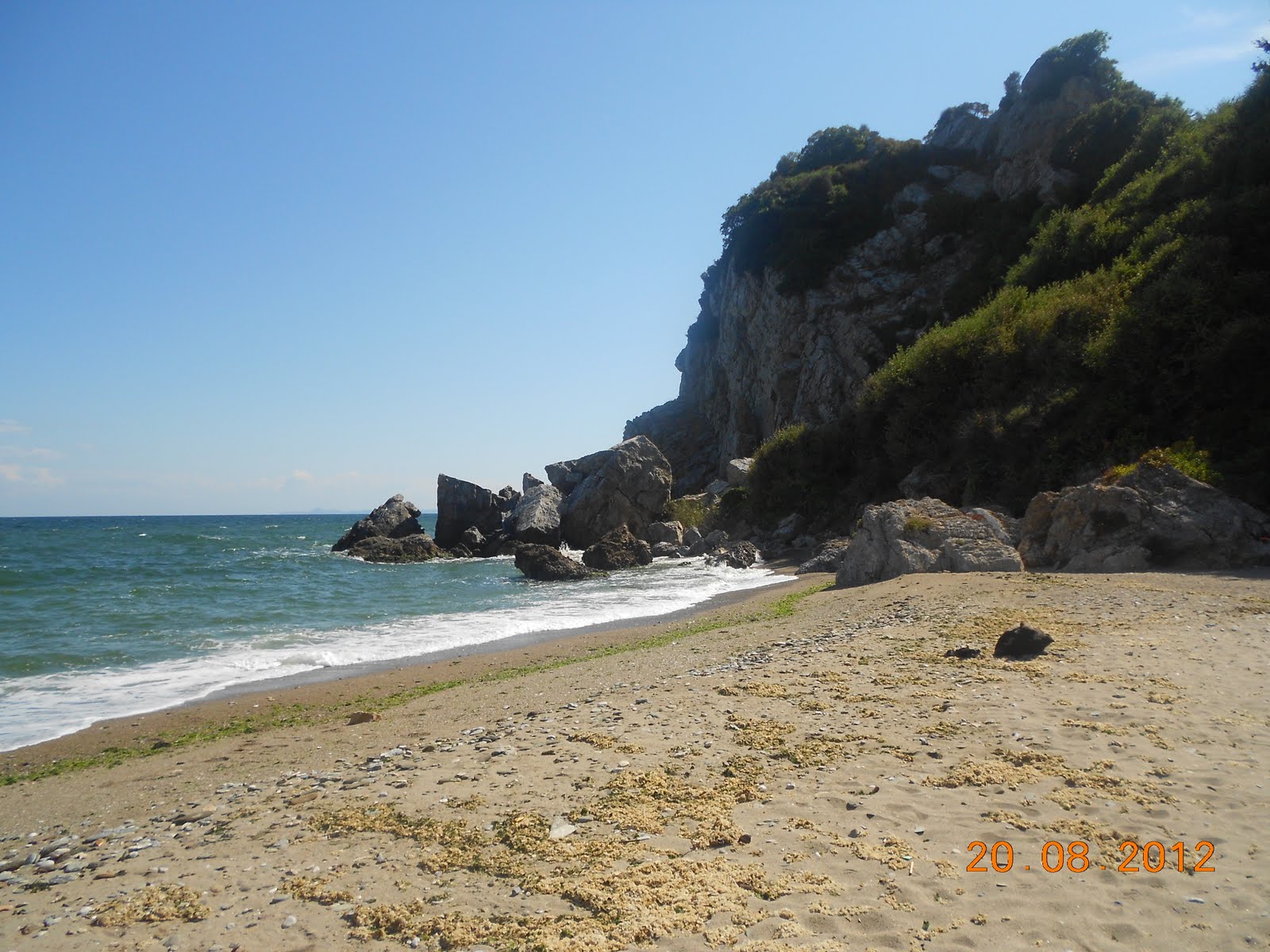 Kursunlu beach的照片 带有碧绿色纯水表面