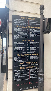Café de l'Empire à Paris menu