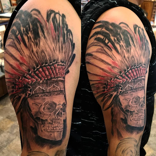 Explore chaos tattoo ideas, creative tattoo ideas in Caldwell, available at Blue Ring Studio Tattoo & Piercing
