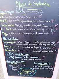 Restaurant La Paillote de Zebuline et Zigoto à Martigues (le menu)