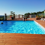 Photo n° 1 de l'avis de Frédérique.u fait le 05/06/2019 à 06:41 pour Les Ventoulines : cottage avec piscine chauffée couverte, spa, sauna, restaurant en Dordogne à Domme