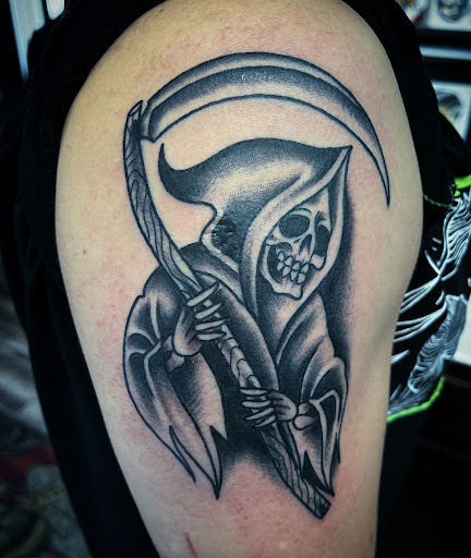 Explore bible verse chest tattoo ideas, creative tattoo ideas in Madera, available at Sea Wolf Tattoo