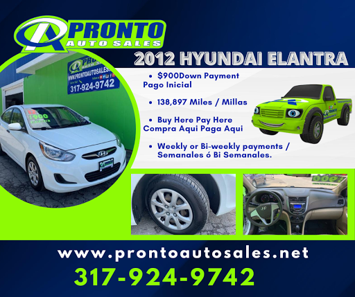 Used Car Dealer «Pronto Auto Sales», reviews and photos, 2545 Lafayette Rd, Indianapolis, IN 46222, USA