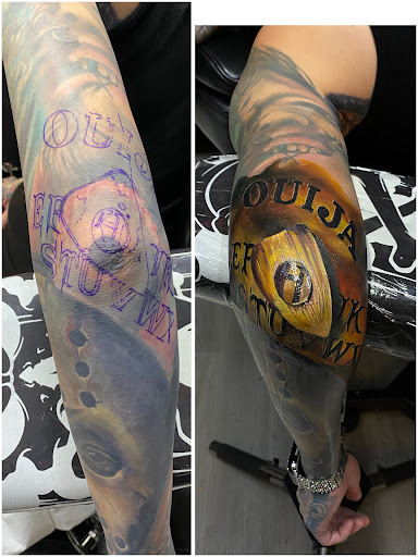 Explore mens sleeve tattoo ideas with meaning, creative tattoo ideas in Glendale, available at PRINCE ART AND INK