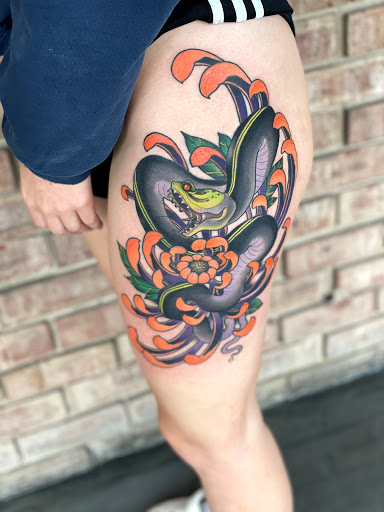 Explore jester tattoo ideas, creative tattoo ideas in Tallmadge, available at Killjoy tattoo