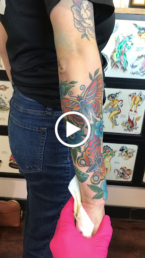Explore breast cancer tattoo ideas, creative tattoo ideas in Libertyville, available at Lucky Seven Tattoo