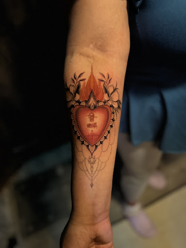 Explore star tattoo ideas for females, creative tattoo ideas in Hudson, available at The Bohemian Social Club