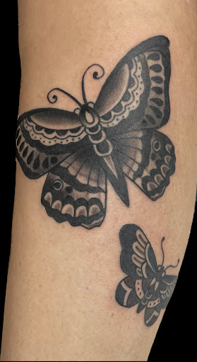 Explore sons name tattoo ideas, creative tattoo ideas in Weatherford, available at Weatherford Tattoo Co.