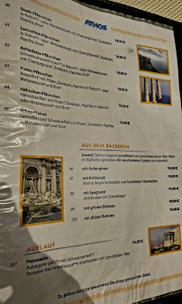 Athos à Berlin menu