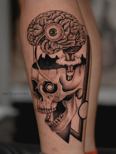 Explore grunge tattoos ideas, creative tattoo ideas in Baldwin, available at Moonlight Gallery