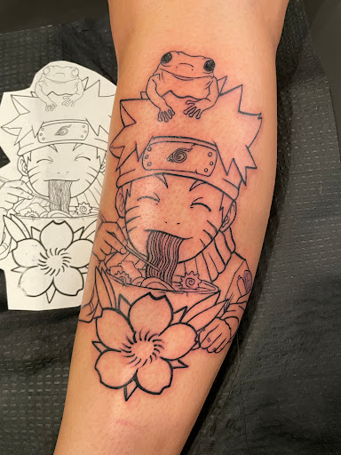 Explore popeye tattoo ideas, creative tattoo ideas in Port Charlotte, available at Sacred Rites Tattoo