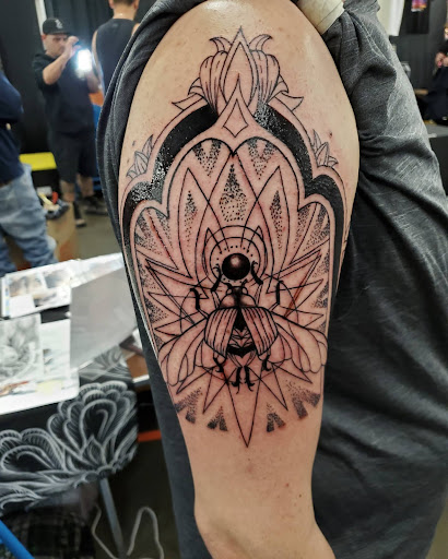 Explore tattoo ideas about music, creative tattoo ideas in Albuquerque, available at Relic Tattoo Co.