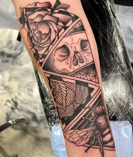 Explore elbow tattoo ideas for men, creative tattoo ideas in San Diego, available at SD Tattoo