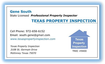 Gene South Texas Property Inspection