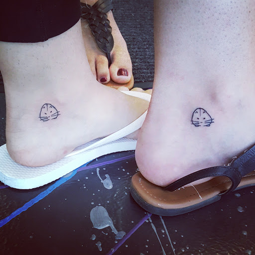 Explore peach tattoo ideas, creative tattoo ideas in Redding, available at Caddy Daddys